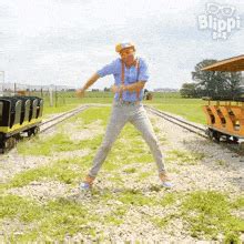 Blippi Griddy GIF - Blippi Griddy Griddy Dance - Discover & Share GIFs