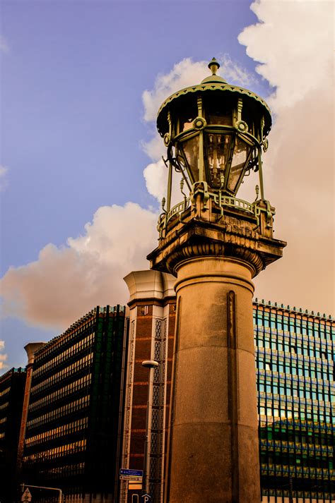 Architektur eine Lampe von Künstlerhand Innere Stadt