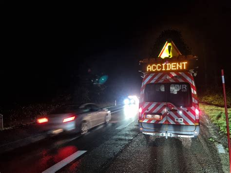 Doubs Accident sur la RN57 un homme de 74 ans légèrement blessé