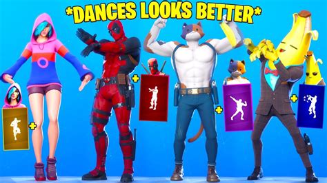 Top 50 Fortnite Dances And Emotes Looks Better With These Skins [season 2