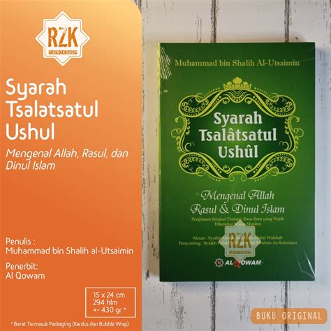 Jual Buku Syarah Tsalatsatul Ushul Mengenal Allah Rasul Dan Dinul