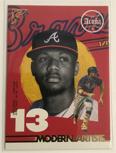 2022 Topps Gallery Modern Artists MA 1 Atlanta Braves For Sale