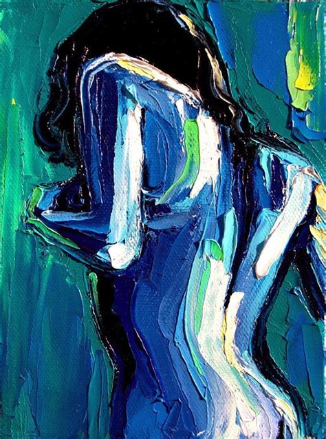Femme X Abstract Nude Lustre Print Reproduction By Aja Ebsq Etsy Art Painting