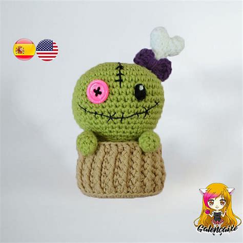 Ravelry Cupcake Cactus Zombie Pattern By Galencaixe Encaixe Y Amigurumis