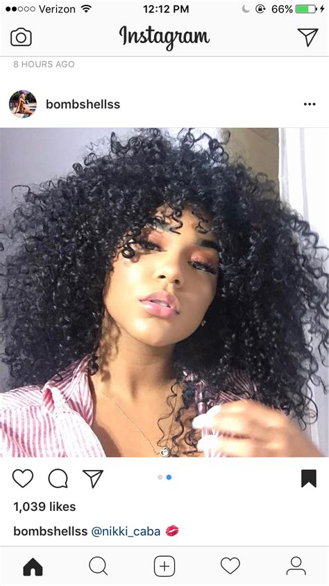 Nikki Natural Hair Styles Instagram Curls