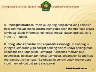 File Pengembangan Jejaring Kerja Dan Kemitraan Usaha Ppt