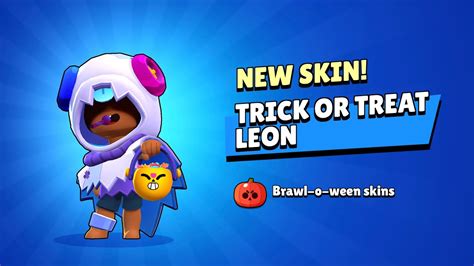 Buying Trick Or Treat Leon Brawl Stars Youtube