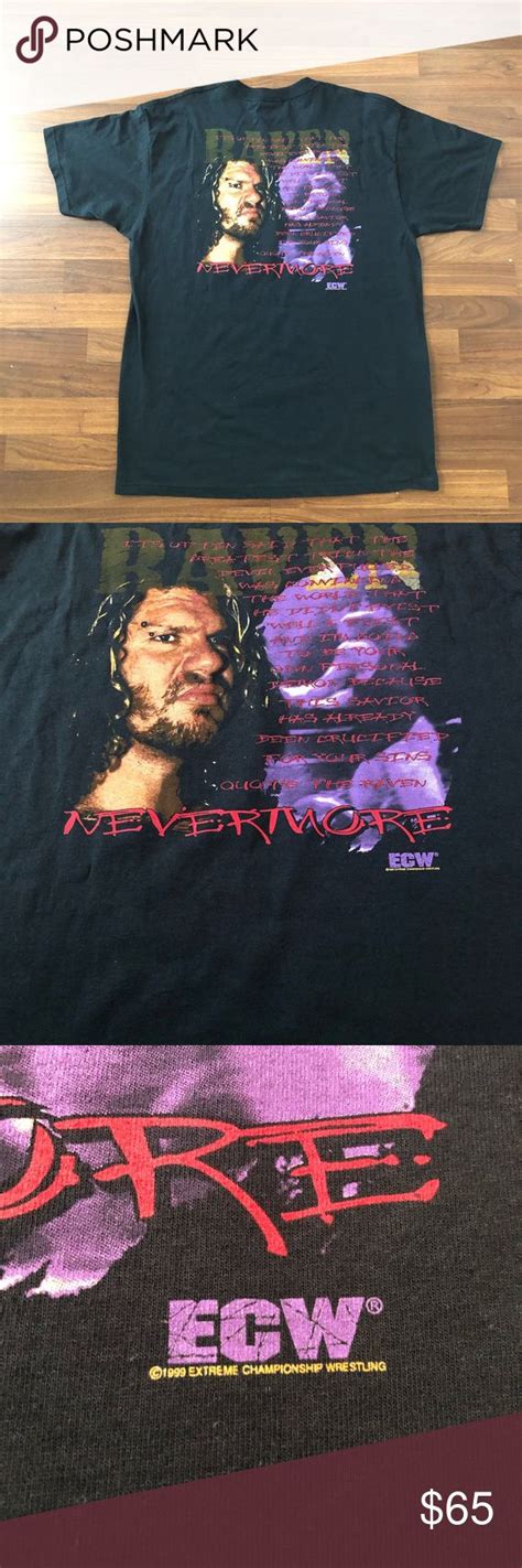 Vintage 1999 A Raven Ecw Shirt