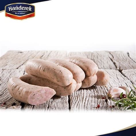 Handerek Kiełbasa biała parzona 300g Saucisses blanches cuites