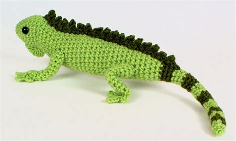 Iguana Lizard Amigurumi Crochet Pattern Digital Pdf File Etsy