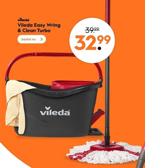 Vileda Easy Wring Clean Turbo Aanbieding Bij Blokker