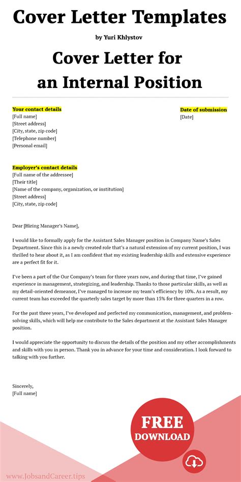 27 Cover Letter Templates Download Now Recommended