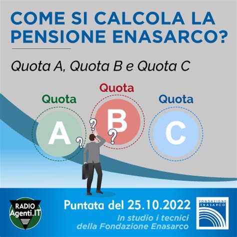 Enasarco Come Si Calcola Limporto Della Pensione Enasarco Le Tre