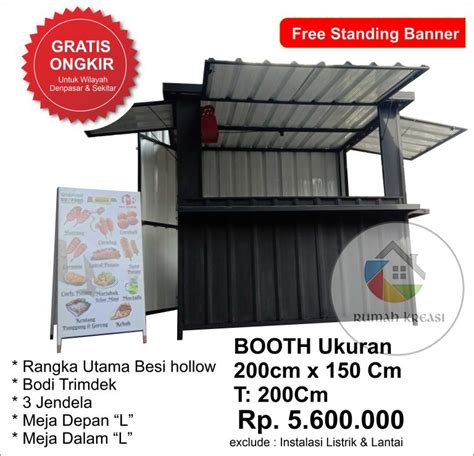 Pembuatan Booth Semi Container Bali Kreasi Rumah Virtual