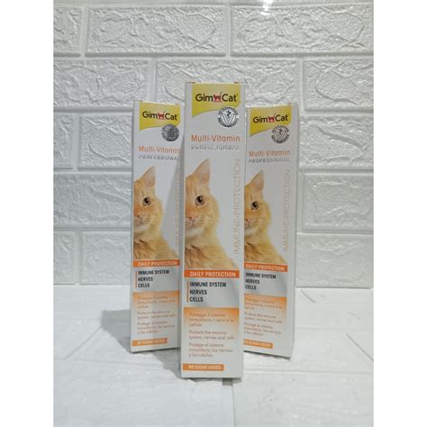 Jual Suplemen Kucing Gim Cat Multi Vitamin Gr Immune Protection