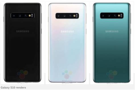 Samsung Galaxy S10 Leaks Live Photos Huge Set Of Renders And