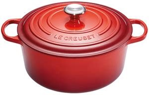 Le Creuset Gietijzeren Ronde Braadpan In Kersenrood Cm L Profilec Be