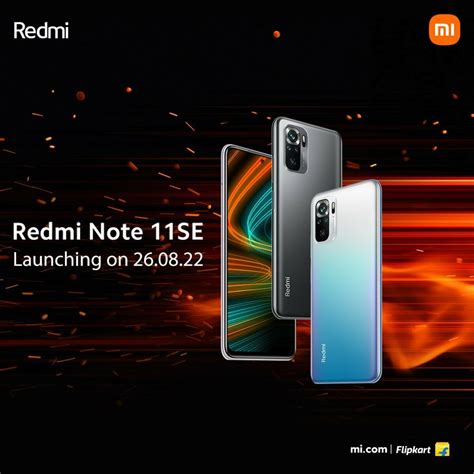 Redmi Note 11SE Launching In India On August 26 Specs Sale Date