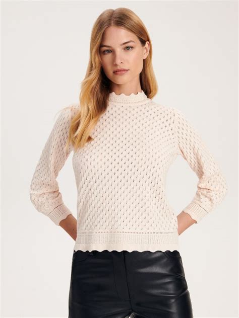 Pull ajouré Couleur nude RESERVED 5575V 02X