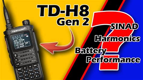 Tidradio Td H8 Gen 2 Youtube