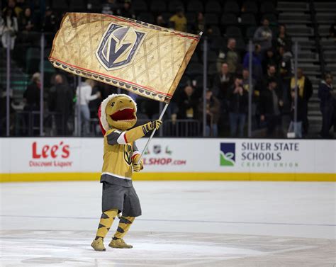 Who is the Vegas Golden Knights mascot? What is his name?