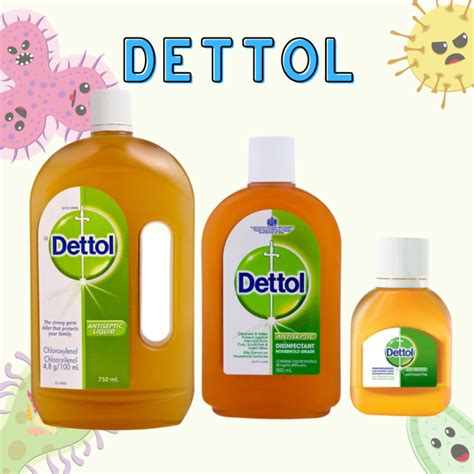 Dettol Antiseptic Germicide Liquid Ml Ml Ml Lazada