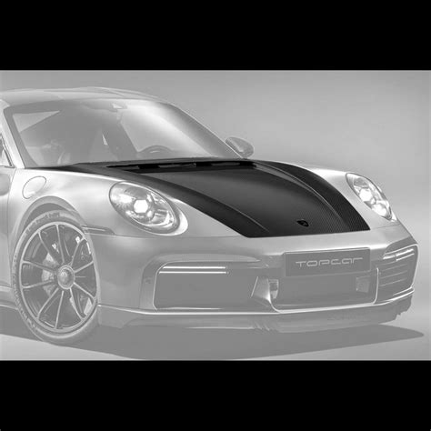 Topcar Design Part 1 Carbon Hood For Porsche 911 992 Turbo S