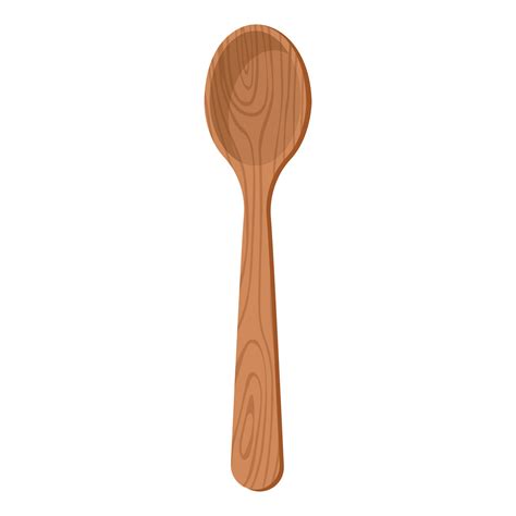 Cuchara De Utensilio De Cocina De Madera De Naturaleza De Dibujos