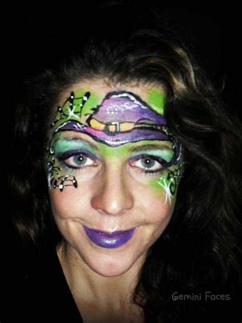 face painting witch 8