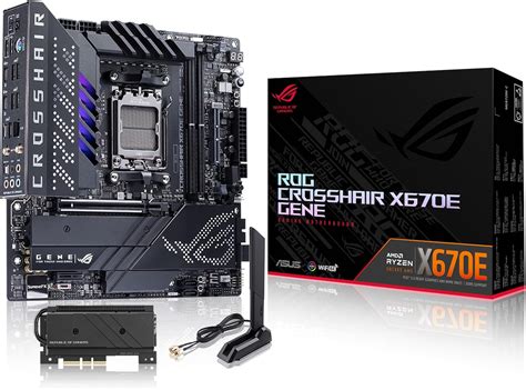 Asus Tarjeta Madre Amd X Rog Crosshair X E Gene Am Ryzen