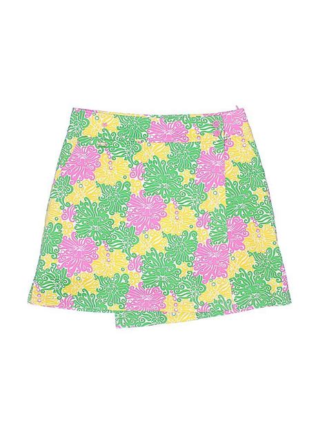 Lilly Pulitzer Print Green Skort Size 4 80 Off Lilly Pulitzer