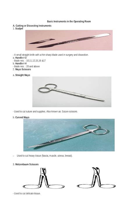 Docx Basic Instruments And Types Of Abdominal Incision Dokumen Tips