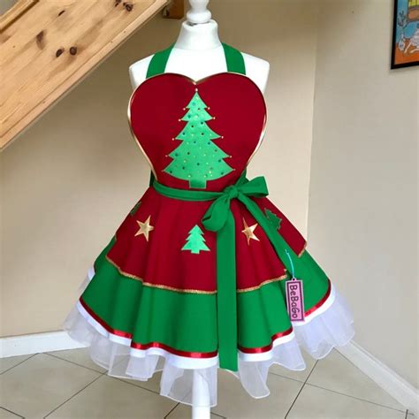 Christmas Apron Etsy Uk