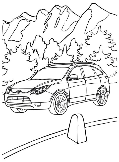 39 Hyundai Coloring Pages ColoringPagesOnly