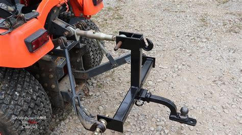 3 Point Drawbar Trailer Hitch Homemade Youtube