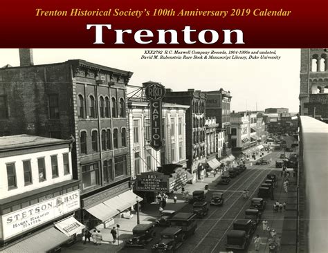 2019 Calendar | Trenton Historical Society