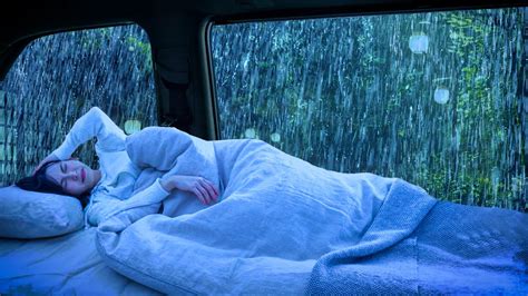 Durma Profundamente Barulho De Chuva E Trov O No Carro Da Floresta