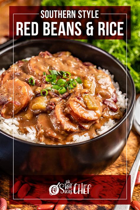 Southern Style Red Beans And Rice Is A New Orleans Classic Recipe Loaded With Sausage And Cajun