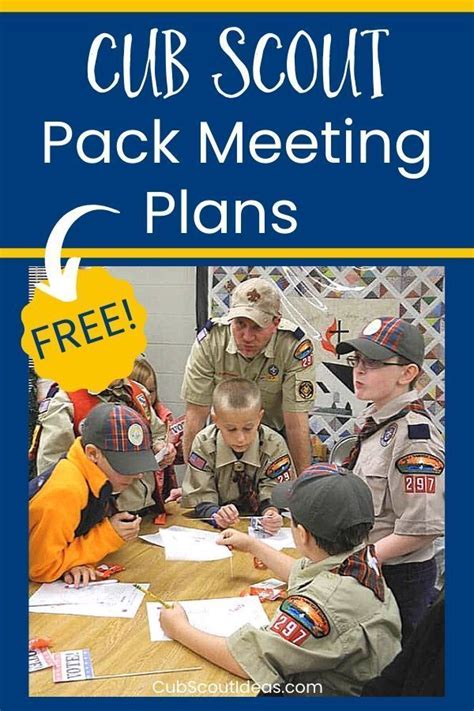 Cub Scout Pack Meeting Agenda Template