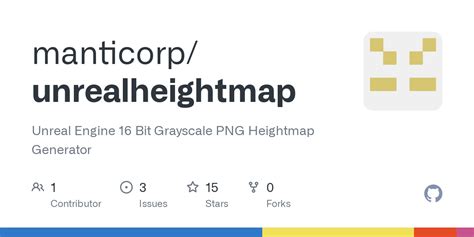 GitHub - manticorp/unrealheightmap: Unreal Engine 16 Bit Grayscale PNG ...