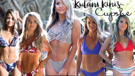 Summer Bikini Try On Ft Cupshe Kulani Kinis Youtube