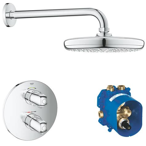 Grohe Grohtherm Concealed Shower Mixer Set Way Tempesta