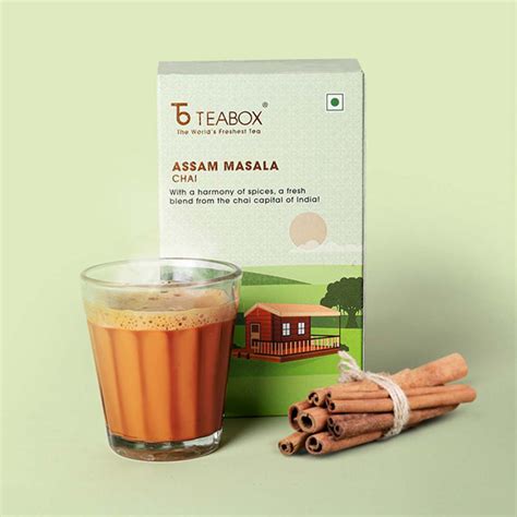 Buy Assam Masala Chai Tea Online 100 Chai Teabox