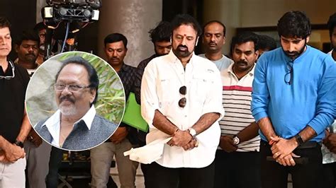 Nandamuri Balakrishna Pays Tribute To Krishnam Raju Nbk Shooting