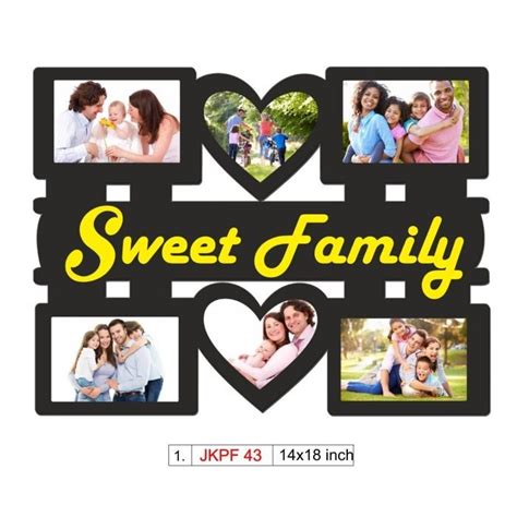 Wooden Black Sublimation Mdf Photo Frame For Gift Size 14 18 At Best