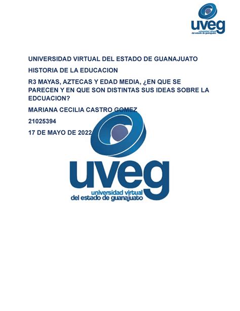 Castro Mariana R3 U2 Reto Tres Unidad Dos UNIVERSIDAD VIRTUAL DEL