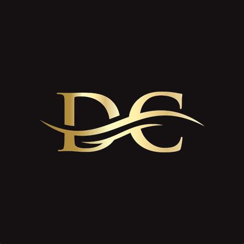 Premium Vector | DC logo Design Premium Letter DC Logo Design with ...