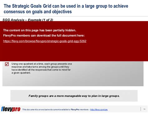 Ppt Strategic Goals Grid Sgg 26 Slide Ppt Powerpoint Presentation Pptx Flevypro Document