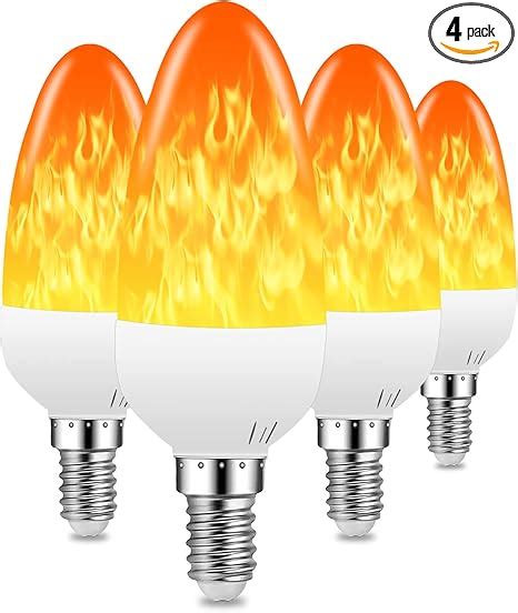 Industrial LED Bulbs Energy Efficient Flaming Fire Lights For Indoor