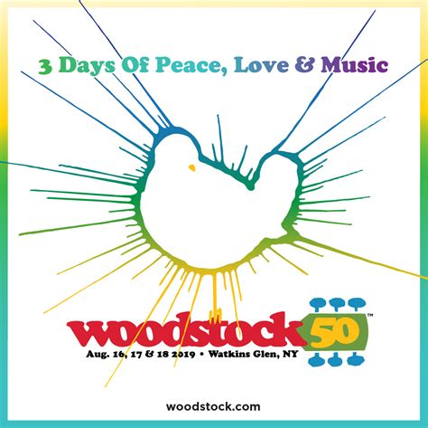 Woodstock Reveals 50th Anniversary Lineup